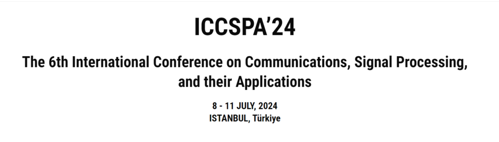 Best Paper Award in ICCSPA’24!