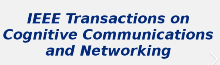 Journal Paper Published in IEEE Transactions on Cognitive Communications and Networking