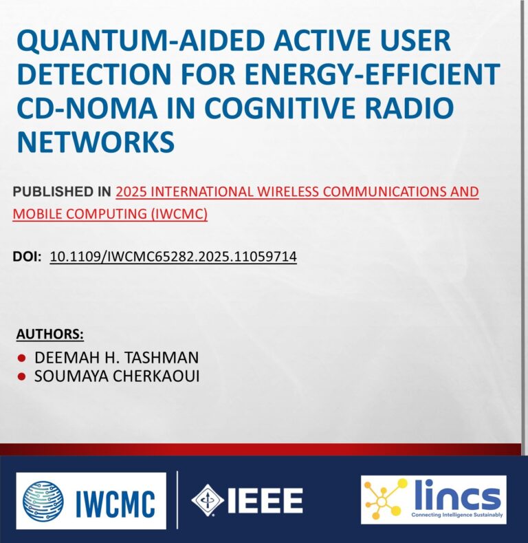 Congratulations to Prof. Soumaya and Deemah on their new IWCMC​ 2025 publication
