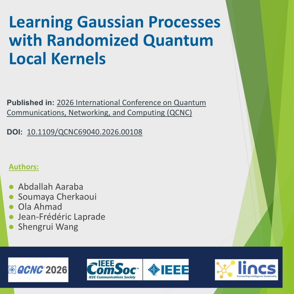New Paper Published in International Conference on Quantum Communications, Networking, and Computing (QCNC 2026)​