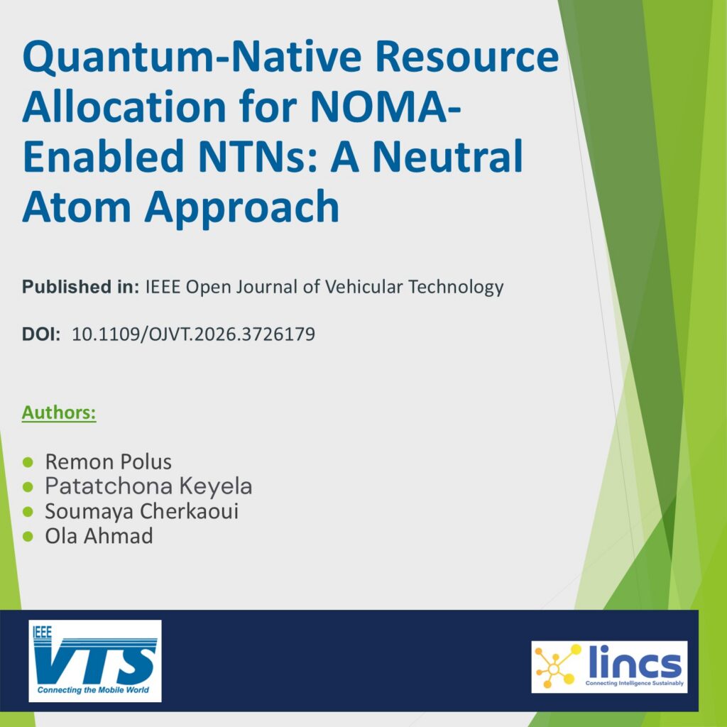 New Paper published in IEEE Open Journal of Vehicular Technology​